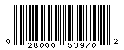 UPC barcode number 028000539702