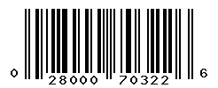 UPC barcode number 028000703226