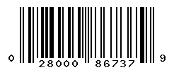 UPC barcode number 028000867379