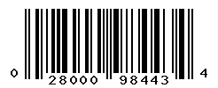 UPC barcode number 028000984434