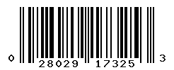 upc 028029173253 barcode image