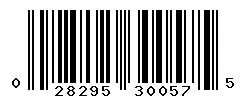 UPC 028295300575 barcode image