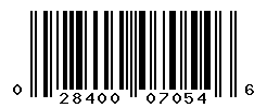 UPC barcode number 028400070546