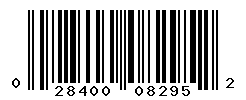 UPC barcode number 028400082952