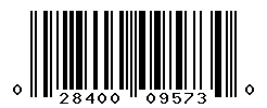 UPC barcode number 028400095730