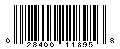 028400118958 barcode