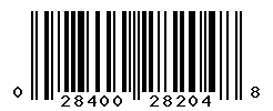 UPC barcode number 028400282048