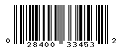 UPC barcode number 028400334532