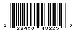 UPC barcode number 028400482257