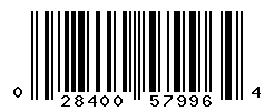 UPC barcode number 028400579964