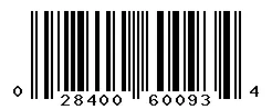 UPC barcode 028400600934