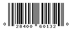 UPC barcode 028400601320