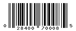 upc 028400700085 barcode image