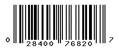 028400768207 barcode