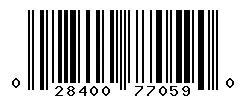 028400770590 barcode