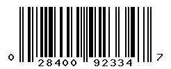 UPC barcode number 028400923347