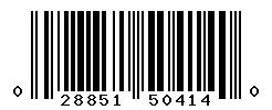 UPC barcode number 028851504140