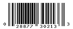 UPC barcode 028877302133