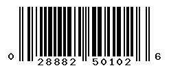 UPC barcode number 028882501026