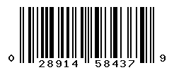 UPC barcode number 028914584379