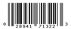 UPC barcode number 028941713223