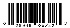 028946057223 barcode