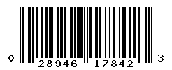 UPC barcode number 028946178423