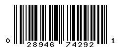 028946742921 barcode