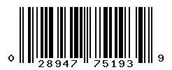 028947751939 barcode
