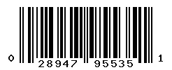 028947955351 barcode