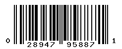 UPC barcode number 028947958871