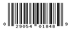 UPC barcode number 029054018489