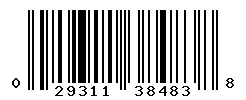 UPC barcode number 029311384838