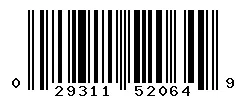UPC barcode 029311520649