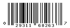 UPC barcode number 029311682637