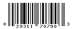 UPC barcode 029311707903