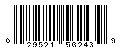 UPC barcode number 029521562439