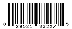 upc 029521832075 barcode image