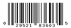 UPC barcode number 029521836035