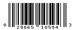 UPC barcode number 029665105943