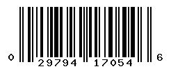UPC barcode number 029794170546
