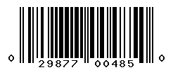 upc 029877004850 barcode image