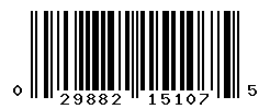 UPC barcode number 029882151075