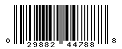 UPC barcode number 029882447888