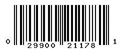 029900211781 barcode