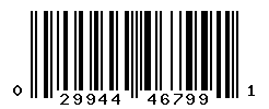 UPC barcode number 029944467991