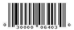 030000064030 barcode