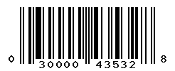 UPC barcode number 030000435328