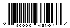 UPC barcode number 030000665077