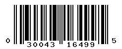 UPC barcode number 030043164995